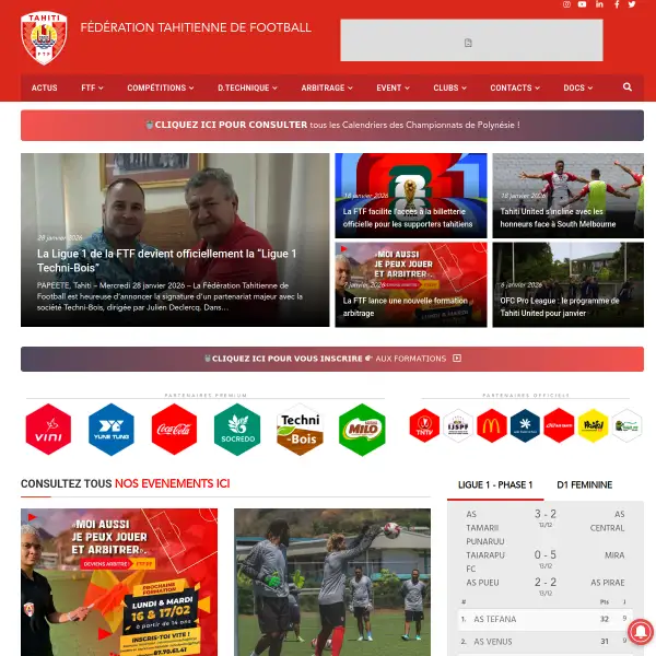 FTF - Fédération Tahitienne de Football