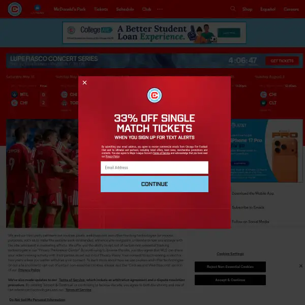Official Chicago Fire FC Website