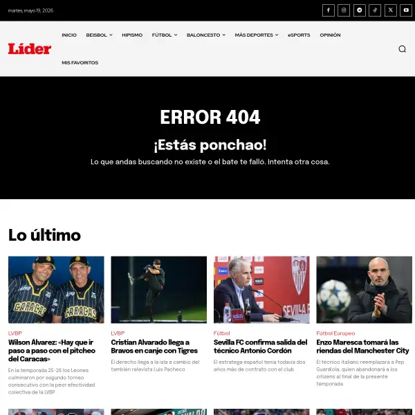 Líder en Deportes
