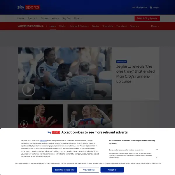 Sky Sports — Women's Football