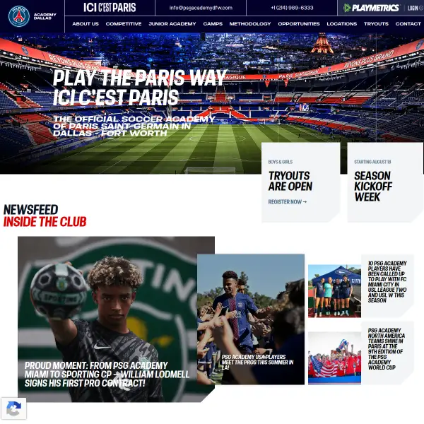 Paris Saint-Germain Academy DFW