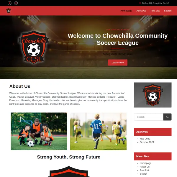 Chowchilla Community Soccer League