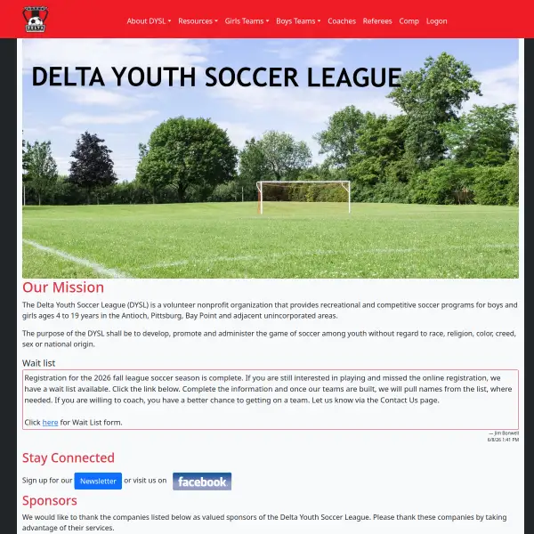 Delta Youth Soccer League